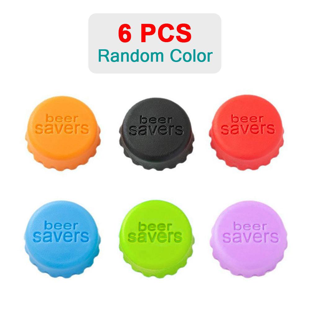 

SW 12/6/3PCS Silicone Fresh-keeping Bottle Cap Soda Beer Sealed Caps Red Wine Stopper Vinegar Barware Soy Sauce Bottle Cover