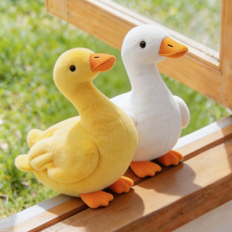 Favorite Toy Girls Yellow 25Cm Simulation Cartoon Duck Plush Toy Cute Stuffed Animals Ducks Plushies Doll Lifelike Ducks Soft Kids Toys For