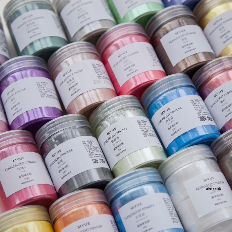 Creative DIY Multi-Color Mica Pigment Powder for Handmade Soaps and Cosmetics