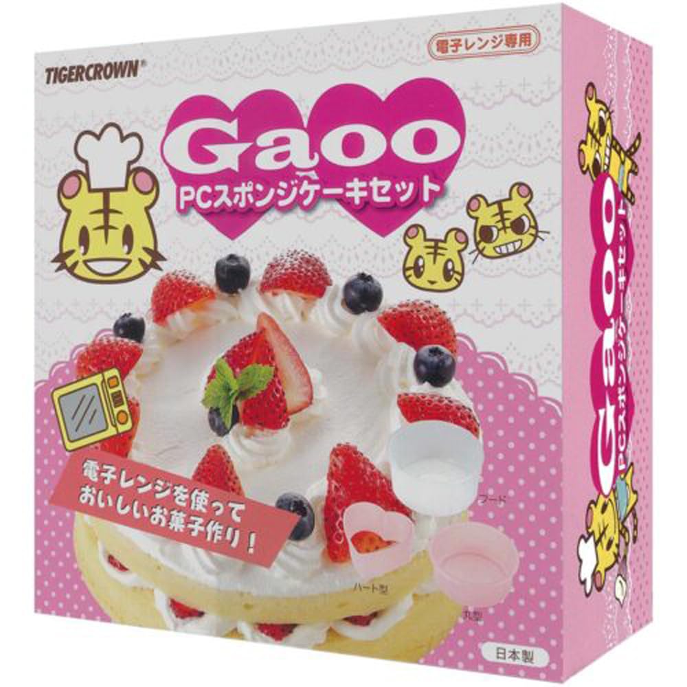 Tiger Crown Microwave Cooking White 238 X PC Sponge Cake Round Heart 3550 of Utensils, & Pink, 104mm, Set, Polypropylene, & Shapes, (Set 3)