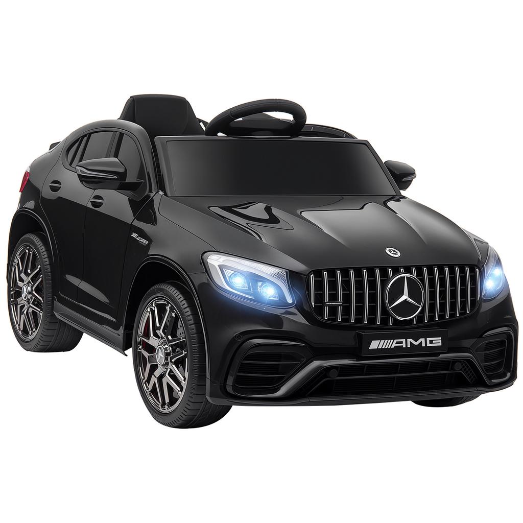 Electric Car, Mercedes Licensed, for Children 3+, 12 V, Remote, 115 x 70 x 55 cm, Black
