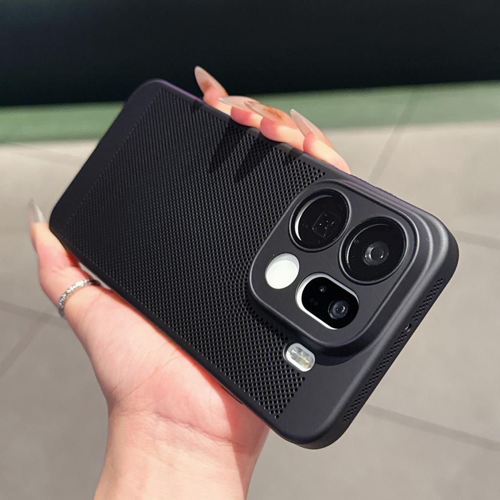 Für OPPO Find X9 Pro Hitzableitung Harte Handyhülle für OPPO Find X 9 FindX9pro Kühlende Wabenstruktur PC-Abdeckung Hüllen Schale