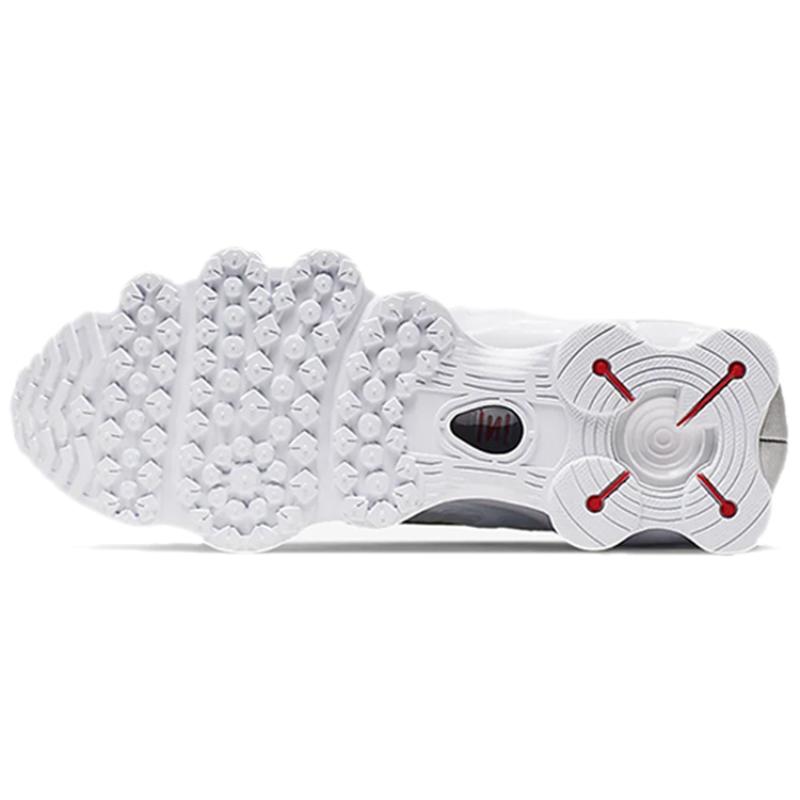 Nike Shox Tl White Metallic Silver Sneakers AV3595-100
