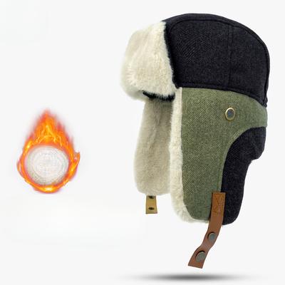 Nuovo Cappello Lei Feng Invernale da Donna Stile Coreano Moda Protezione Orecchie e Protezione dal Freddo Cappello Ispessito in Velluto Plus per Uomo Caldo per Ciclismo Outdoor