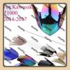 For Kawasaki Z1000 2014 -2017 Motorcycle Wind Deflector Screen Double Bubble Windshield Deflector Protector Windscreen 2015 2016