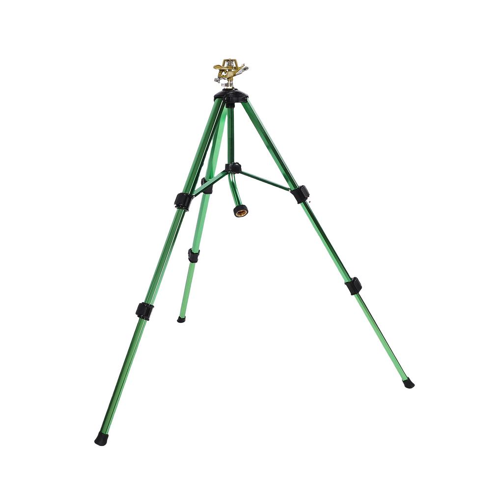 Sprinkler on Tripod Base, Heavy Duty Sprinkler Head Large Area Irrigation with 3Celsius4 Inch Connector Extension Legs, Sprinklers for Yard La