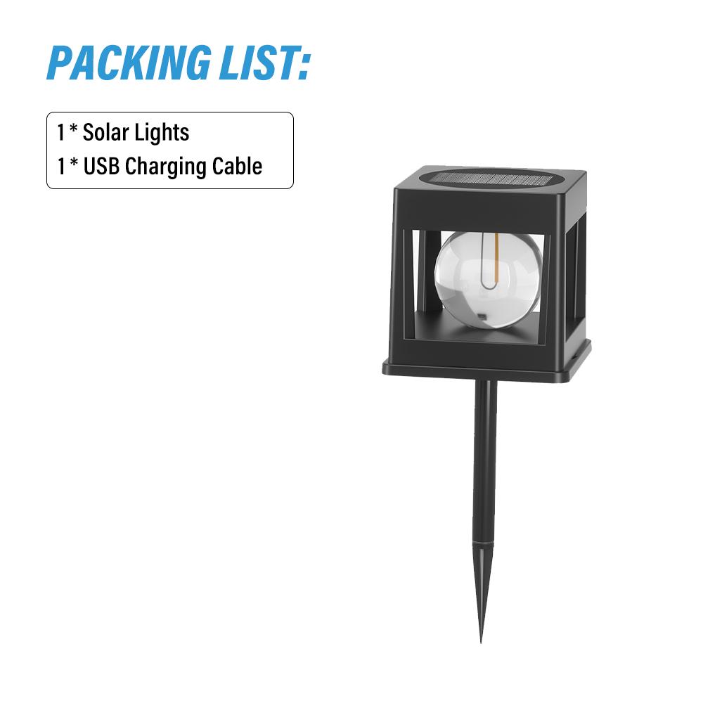 

Outdoor solar night light Built-in lithium battery Three installation modes Auto-sensing light up