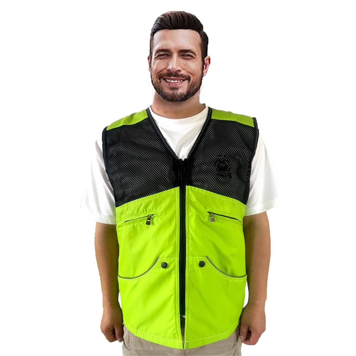 

Dog Trainer Mesh Vest Breathable Mesh Dog Trainer Grab Suit Waterproof Non-Stained Hair Large Pocket Vest XXXL (180-102.5 kg)
