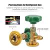 Piercing Valve for Refrigerant Can Car Air Conditioning Charge Valve Household Air Conditioner
