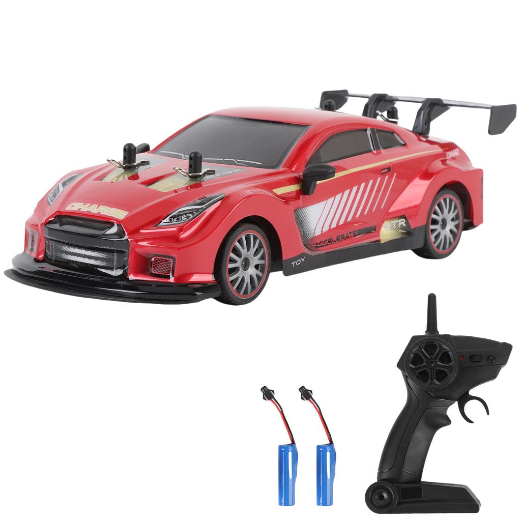 Remote Control Car, Rechargeable 4WD Drifting Vehicle with Spray Function and Lights, 2.4GHz Toy Car for Kids Boys