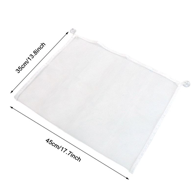 Baby Bathroom Mesh Bag Child Bath Toy Bag Net Suction Cup Baskets Baby Bathroom Mesh Bath Bag With 2 Sucker
