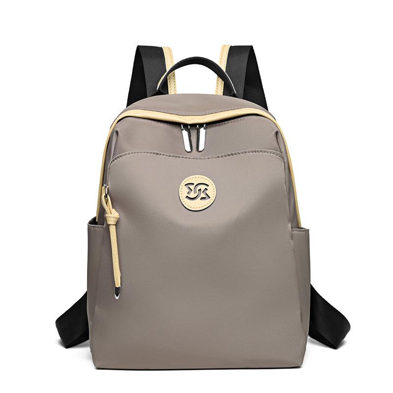 

Новый женский рюкзак из ткани Оксфорд, модный, большой вместимости, легкий, простой рюкзак для женщин хаки