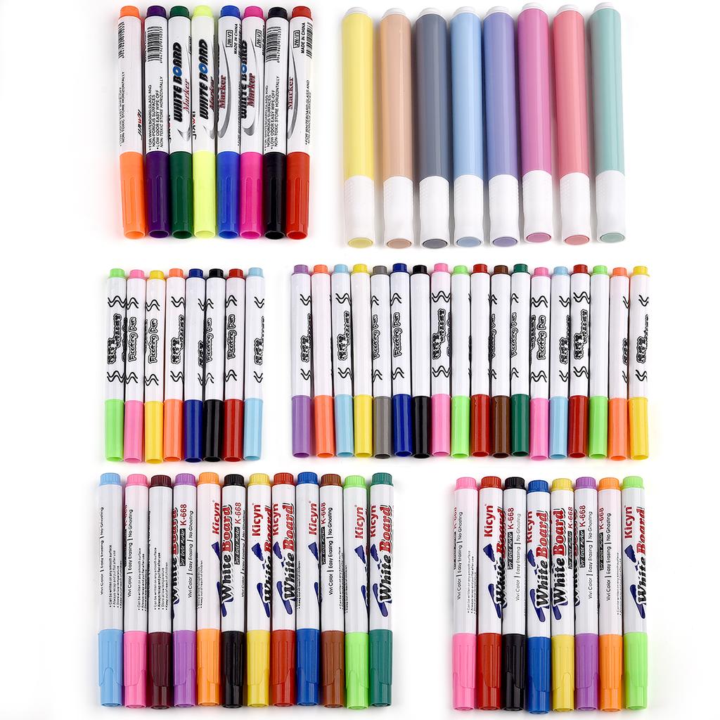 Magical Water Painting Pen Colorful Mark Pen Markers Floating Ink Pen Doodle Water Pens Children Montessori Early Education Toys