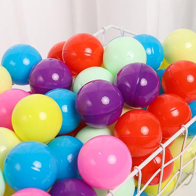 50Pcs Mini 32Mm Clear Transparency Plastic Capsule Toy Surprise Ball Model Gift
