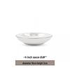 Spring Inspiration Gold Rim Ceramic Noodle Bowl