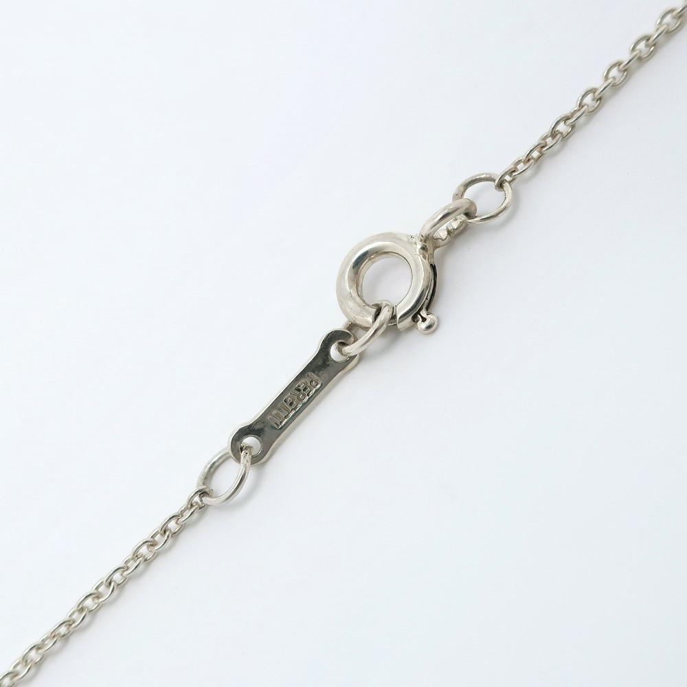 TIFFANY&Co. Open heart Necklace Elsa Peretti Silver925 heart 2.8g Women Used