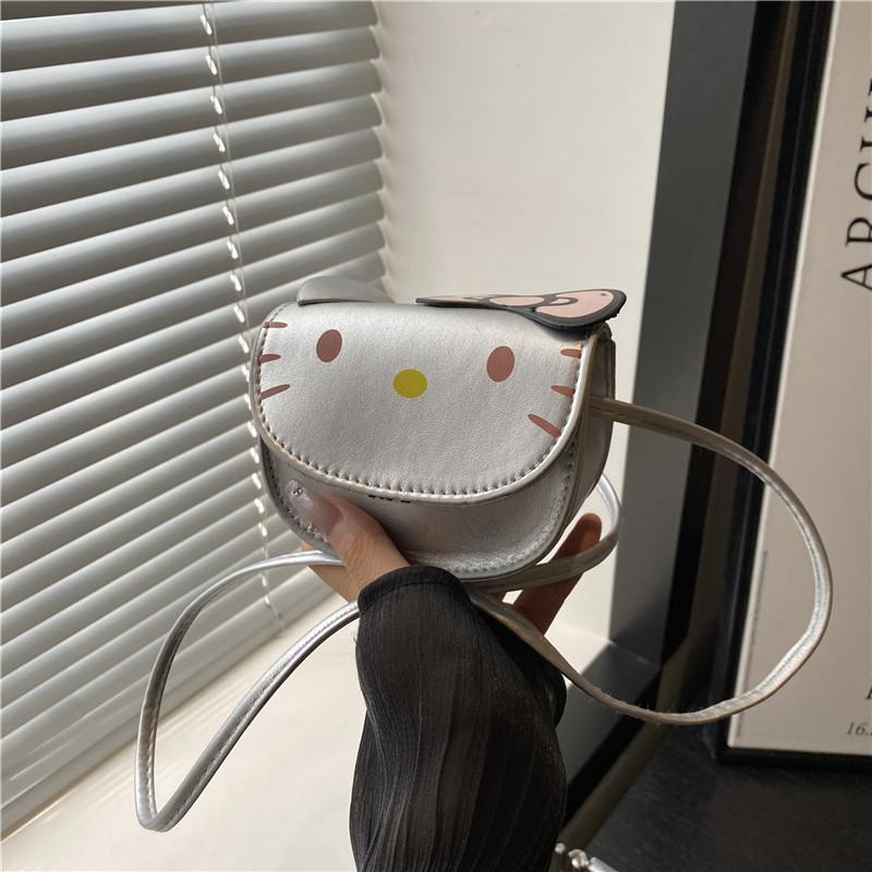 Cute new shoulder messenger bag cartoon kt cat girl bag summer small bag girl mini bag