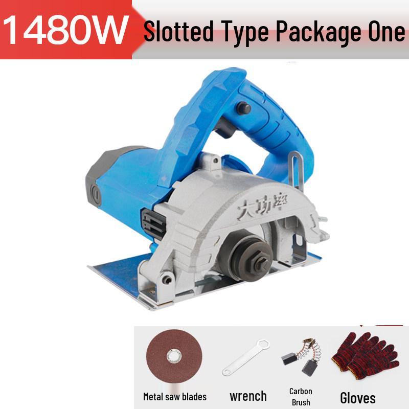 Electric Multi-Function Handheld Chainsaw: Wood, Stone, Tile Cutter 