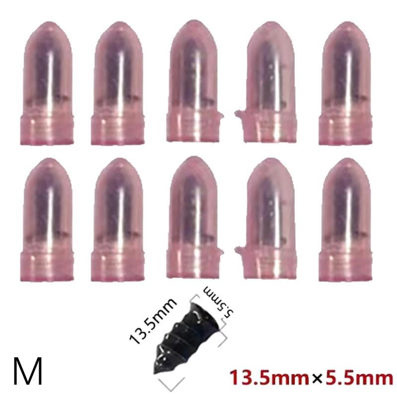 10Pcs Tire Repair Nail Self-Tapping Screw Plastic Nail Soft Rubber Screw Suitable For Car Motorcycle Tire Puncture Repair