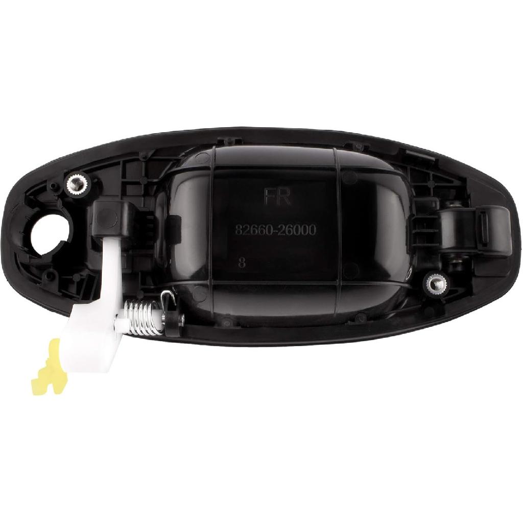BOXI Front Right Passenger Side Exterior Outside Door Handle Fits for Hyundai Santa Fe 2001 2002 2003 2004 2005 2006 (Replaces 82660-26000