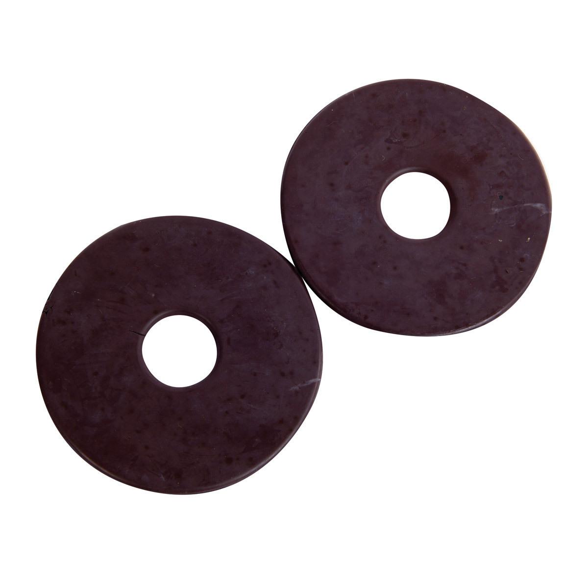 Protetor de broca de cavalo de borracha Korsteel (Pacote de 2) One Size castanho