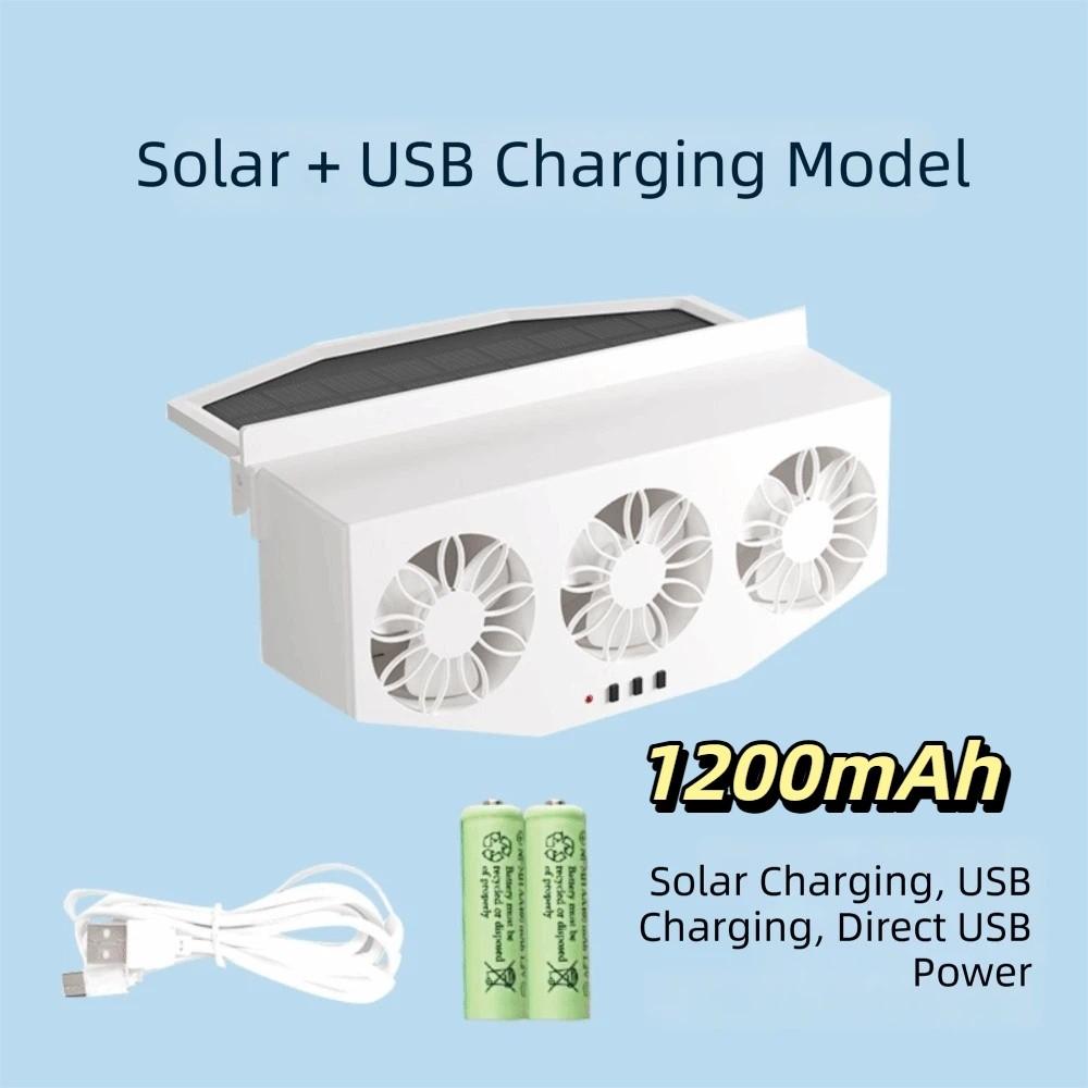 

Continuous Operation Solar Powered Car Ventilator Solar Powered Auto Air Vent Daily Use белый