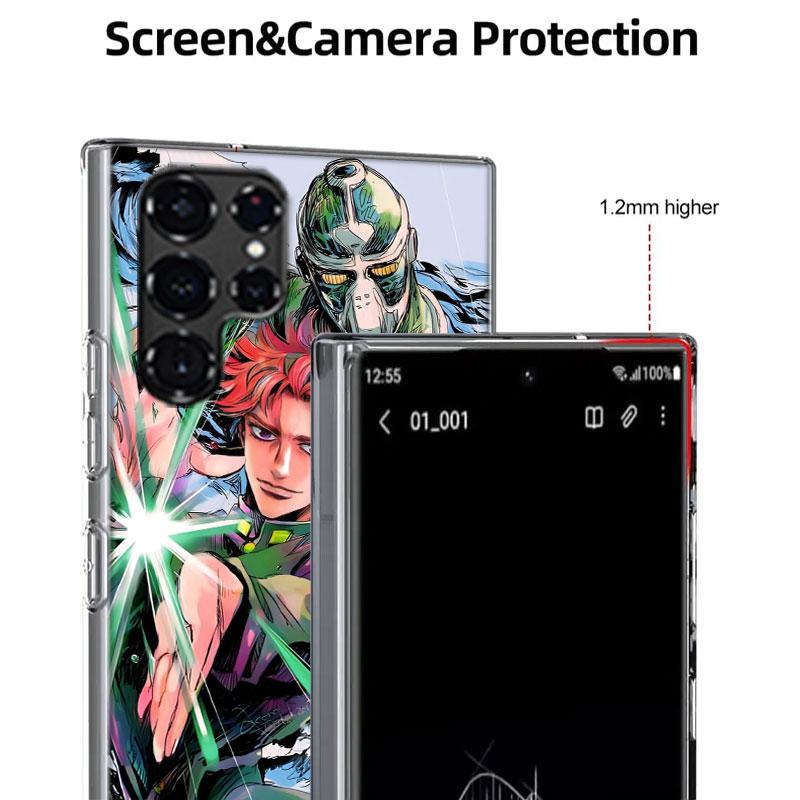JoJo Kira Yoshikage Killer Queen Cases Phone Case for Samsung Galaxy S26 Ultra S25 Edge S24 S23 FE S21 Plus S20 S22 S10 Cover TP