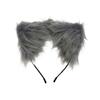 Artificial Gothic Headband Furry Cosplay Headband Artificial Cosplay Lolita Ears Headwear  Photo