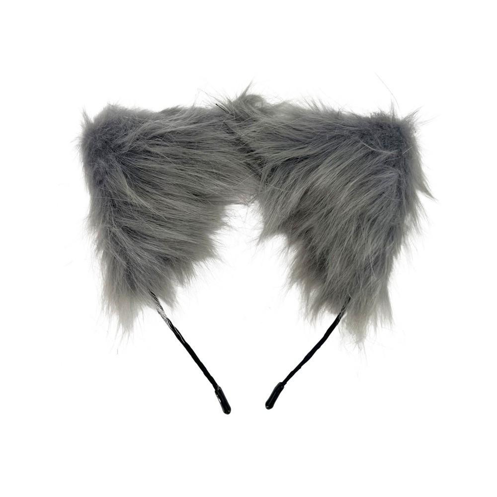 Artificial Gothic Headband Furry Cosplay Headband Artificial Cosplay Lolita Ears Headwear Photo