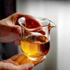Anti Scalding Flaring Glass Fair Cup Tea Pitcher Thickened Heat-resistant Kung Fu Tea Fair Mug Chahai Chinese Tea Set Accessorie