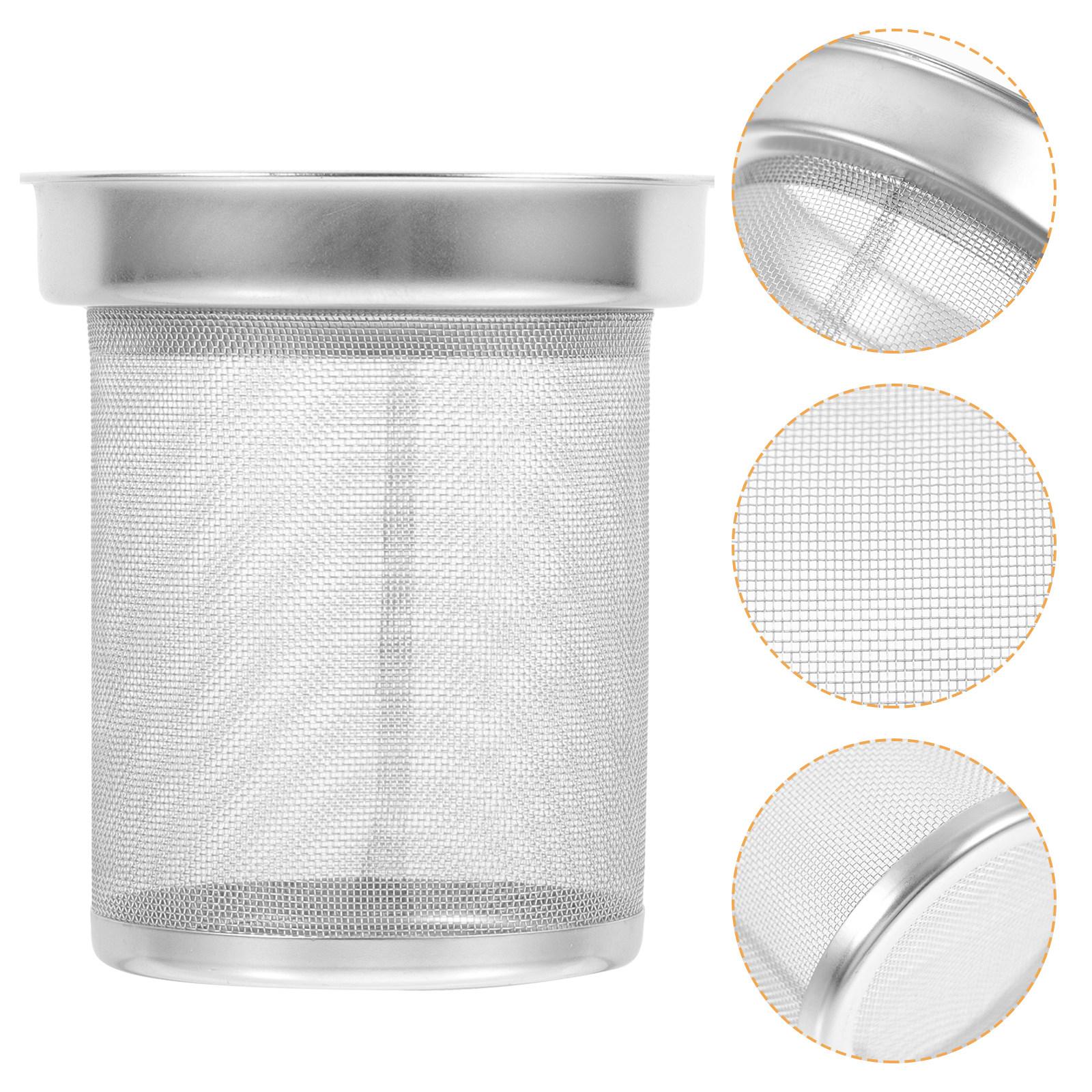 

Tea Infuser for Teapot Mesh Strainer Loose Stainless Metal Leaf Insert Filter Replacement 9X6.9X6.9CM