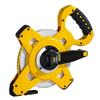 Deli 50m Triple Speed Open Reel Steel Tape Measure
