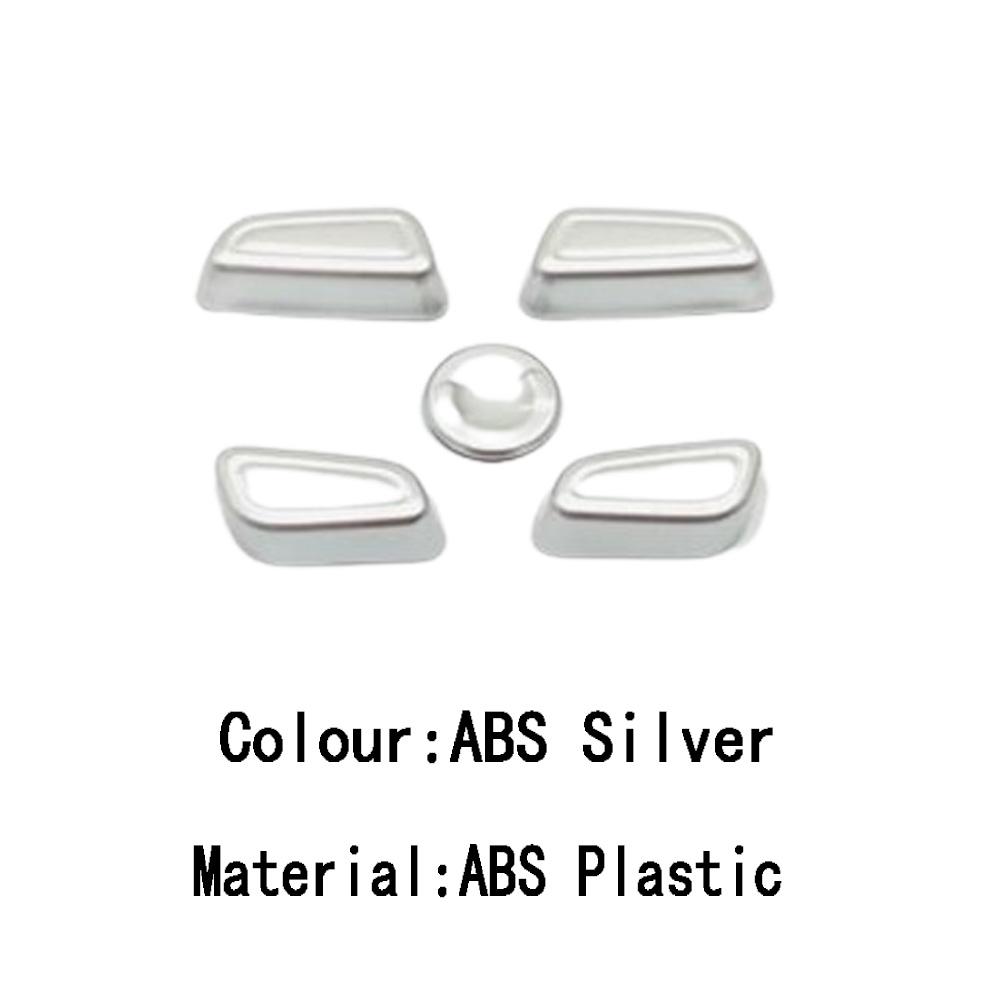 For Toyota Venza/Harrier    2024 ABS/Steel Car Seat Adjustment Switch Cover Decoration Frame Interior Accessories