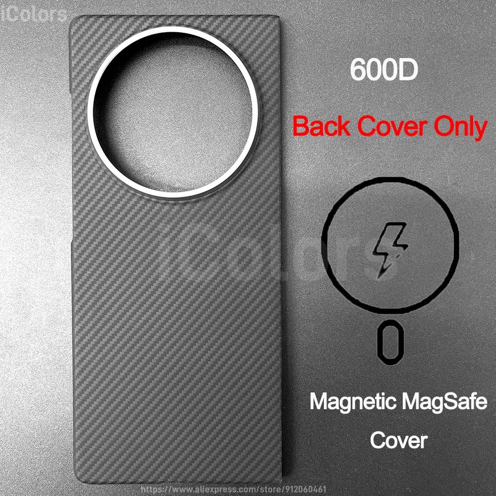 For Vivo X Fold 5 Aramid Carbon Fiber Case Kevlar Cover Ultra Thin Lightweight Armor Protective Cover Slim Durable Sturdy