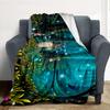 Forest Friends Flannel Blanket Throw Blanket Soft Warm Sofa Bed Camping Home Decor Unique Christmas Gift C9261759