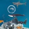 Mini Shark Simulated Floating Whales Aquarium Ornaments Realistic Floating Cartoon Figurines Odorless Fish Tank Decoration Vibrant Colors Miniature