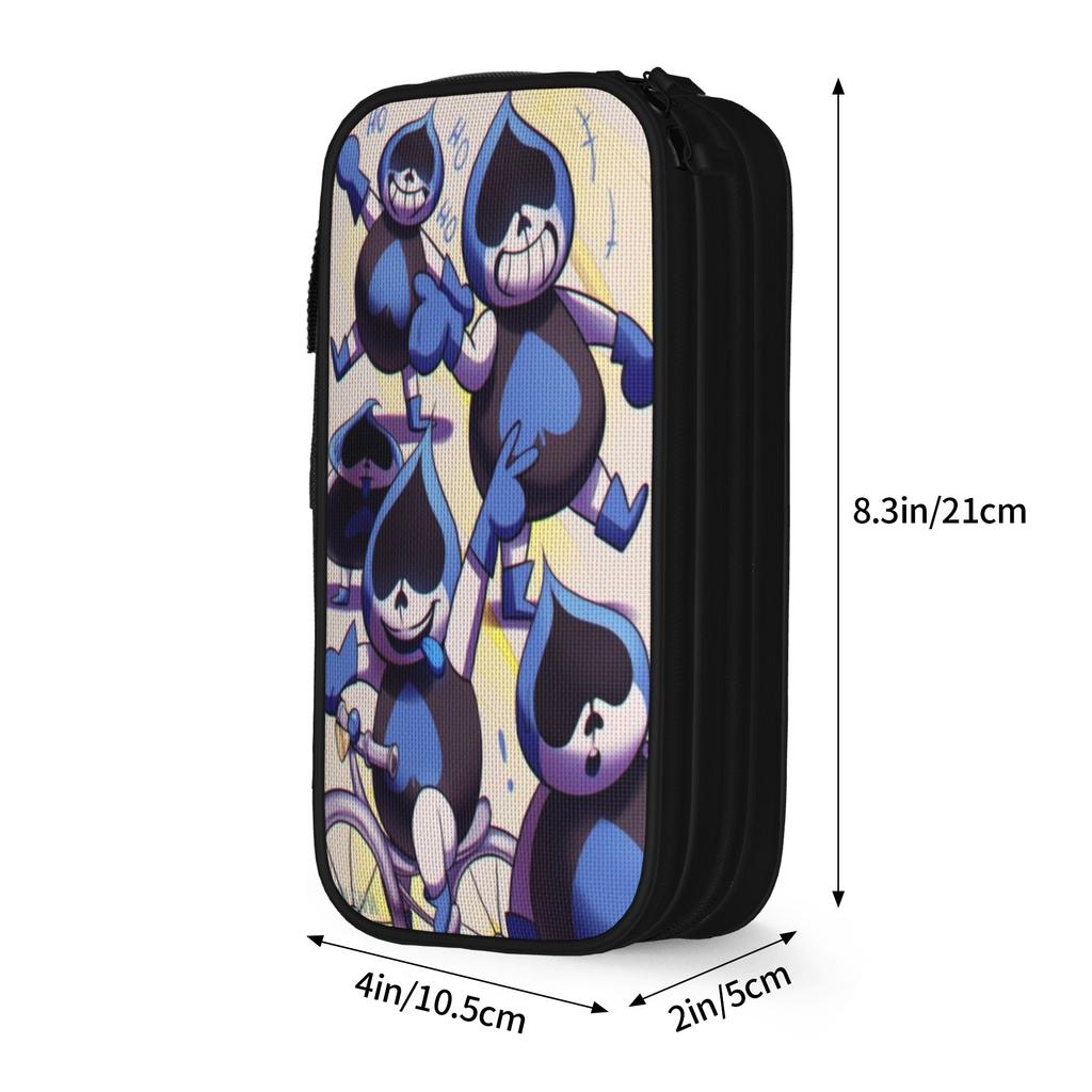 Lancer Face Pen Box Double Layer Large Capacity School Accessories Pencil Bag Amazing Gift