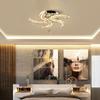 Modern K9 Crystal Led Ceiling Light Indoor Luxury Chandelier Windmill Designed Dining Room Plafon Living Room Decor Lamp Lustre