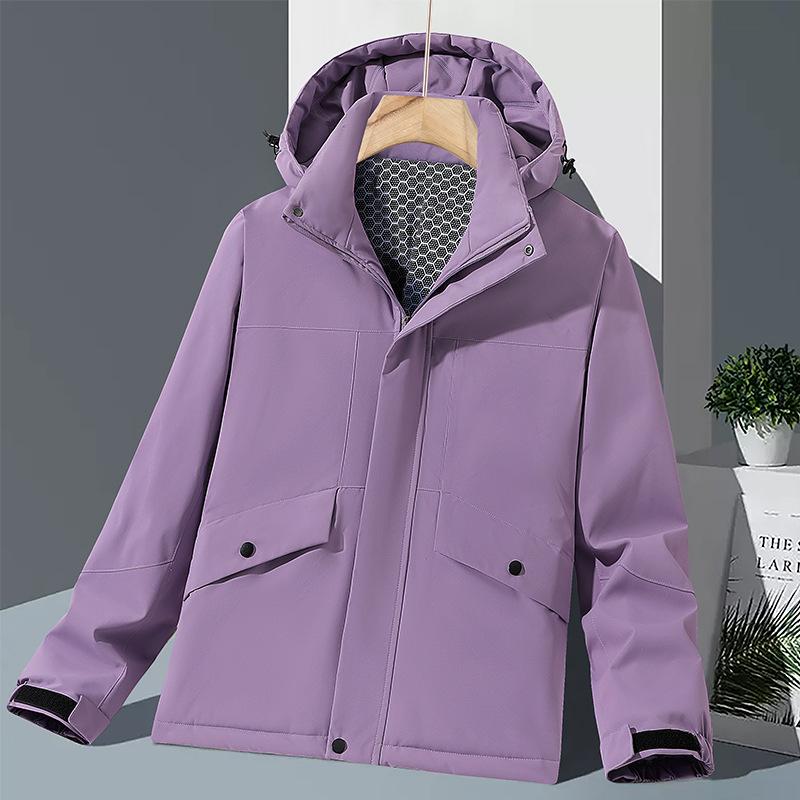 Unisex Windproof Waterproof Cotton Down Jacket with Velvet Lining – Thickened for Warmth and Cold Protection
