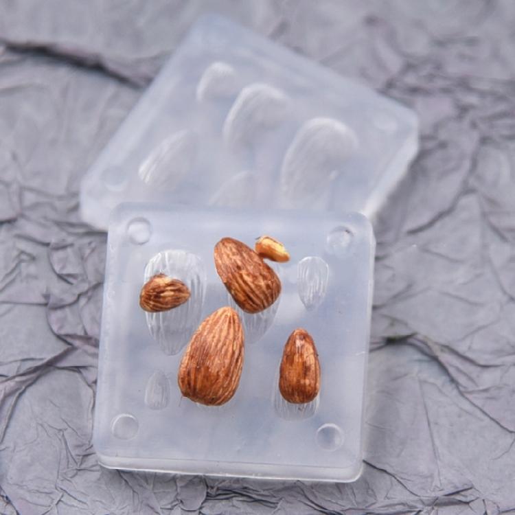 Epoxy Apricot Kernel Ornament Mold Silicone Crafts Mold for Home Decoration
