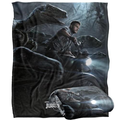 Jurassic World Raptor Blanket