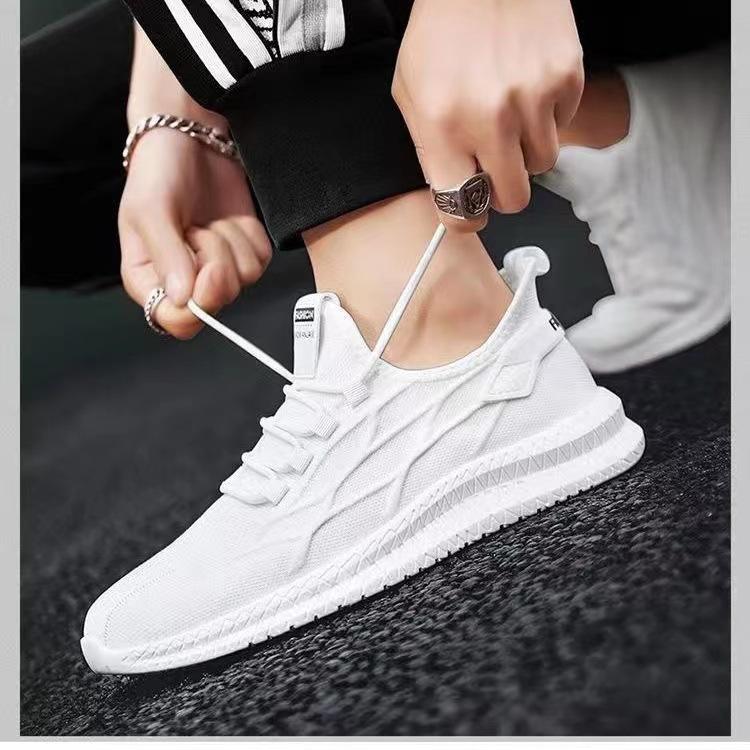 Spring, summer and autumn soft-soled running shoes, sports shoes, breathable student shoes, men's shoes, lightweight running shoes