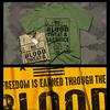 Combat T-shirt Military Infantry Blood Sweat Sacrifice Veteran Warrior Tee