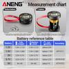 2026 Portable ANENG BT138 Magnetic Digital Battery Tester Battery Detector Capacity Lithium Tester Display Checkered Analyzer AAA AA Button Cell Test