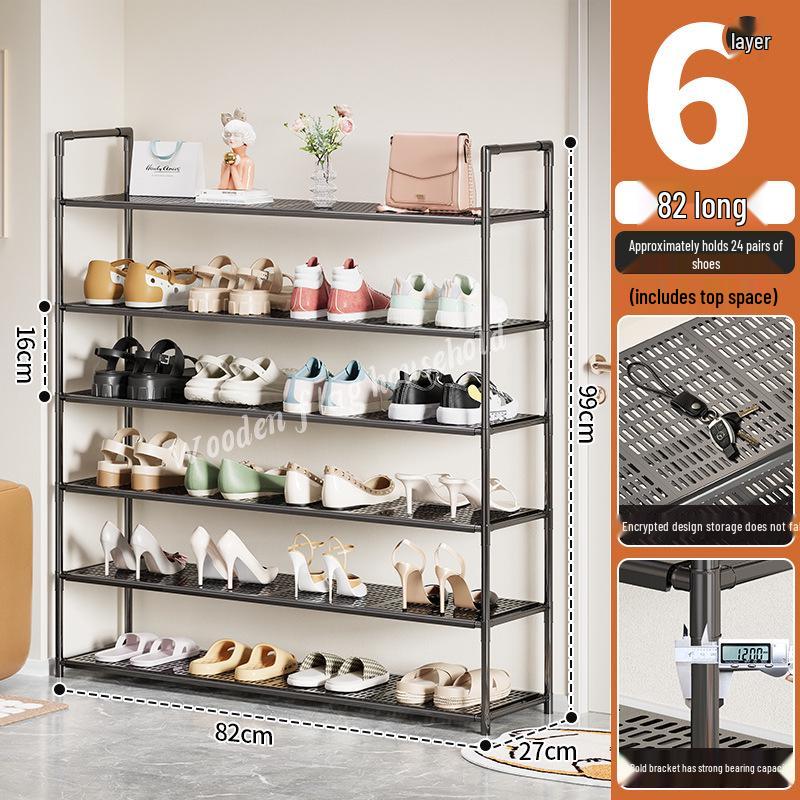 Multi-layer Space-saving Shoe Rack for Dorms and Homes