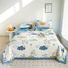 Cartoon Dinosaur Summer Quilt 100% Cotton Skin-friendly Breathable Air Conditioning Quilt Travel Camping Thin Blanket Washable