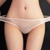 Smooth Women Sexy Sleepwear Panties Sheer Transparent Briefs Low Rise Underwear See Through Knickers Thongs