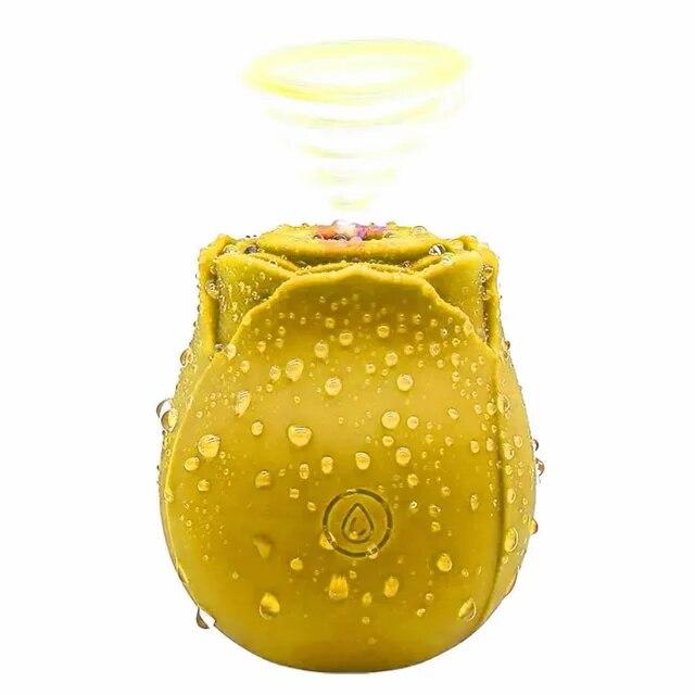 Vibrator pentru sugerea vaginului în formă de trandafir, intim, bun pentru mamelon, linge orală, stimularea clitorisului, jucării sexuale puternice pentru femei