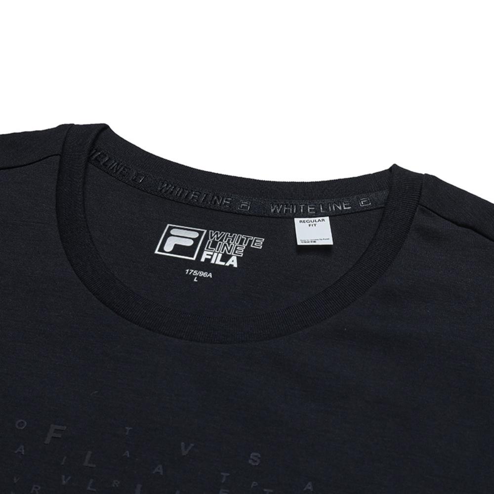 New FILA Lifestyle WHITE T Shirt Men's Legend Blue F11M523119FNV