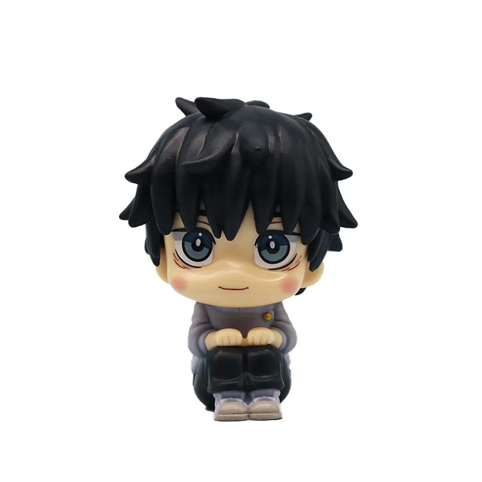 5Pcs/Set Jujutsu Kaisen Anime Action Figures - Yuji Itadori & Gojo Satoru Q Ver. PVC Collectible Model Toys Cute Gift Collection